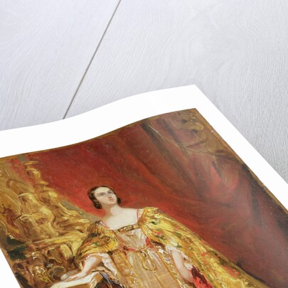 Queen Victoria Taking the Coronation Oath, 28th June 1838 by George Hayter