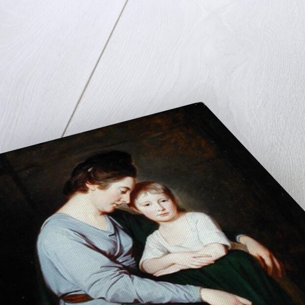 Ann Wilson with her Daughter, Sybill, c.1776-77 by George Romney