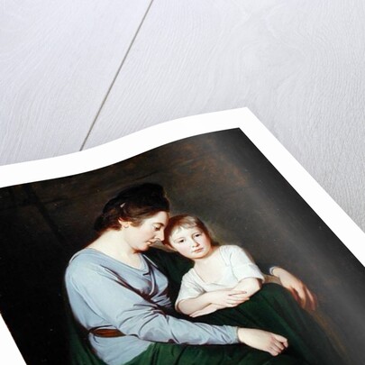 Ann Wilson with her Daughter, Sybill, c.1776-77 by George Romney