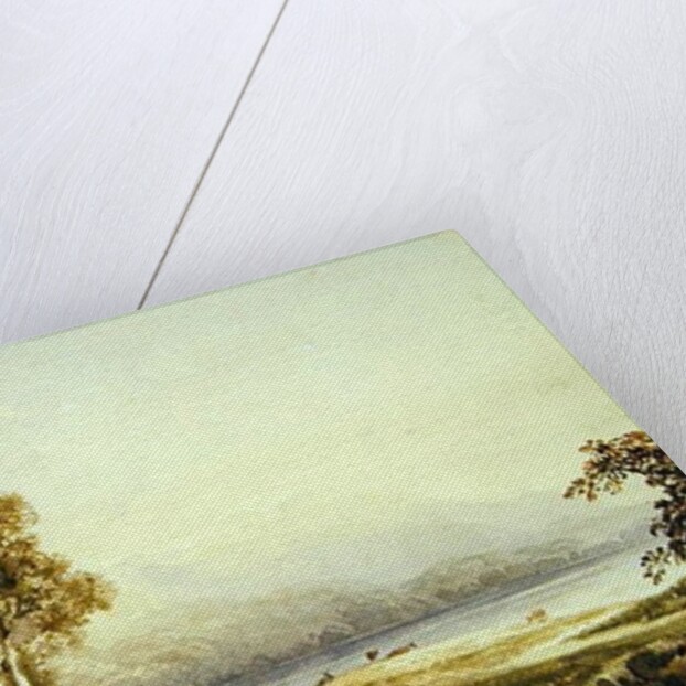 Mountainous Landscape with Lake and Stream by Anthony Vandyke Copley Fielding