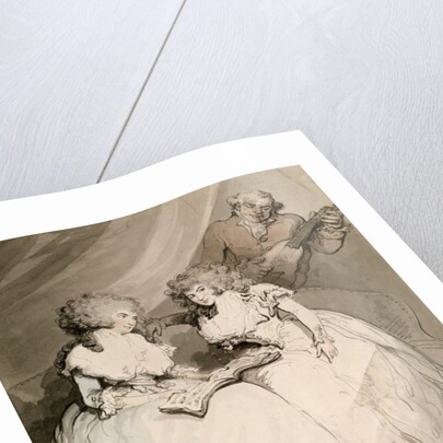 The Duchess of Devonshire and her Sister, the Countess of Bessborough by Thomas Rowlandson