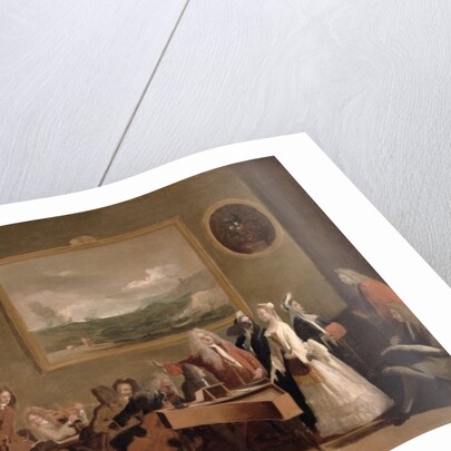 Rehearsal of an Opera, c.1709 by Marco Ricci