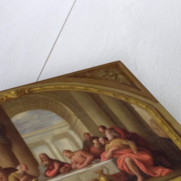 Sketch for 'The Last Supper', St. Mary's, Weymouth, formerly attributed to Antonio Verrio c.1719-20 by James Thornhill