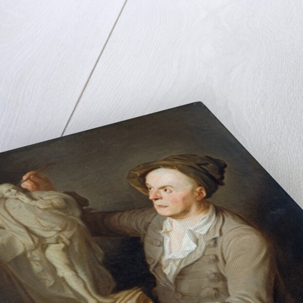 Louis-Francois Roubiliac Modelling his Monument to Shakespeare by Adrien Carpentiers