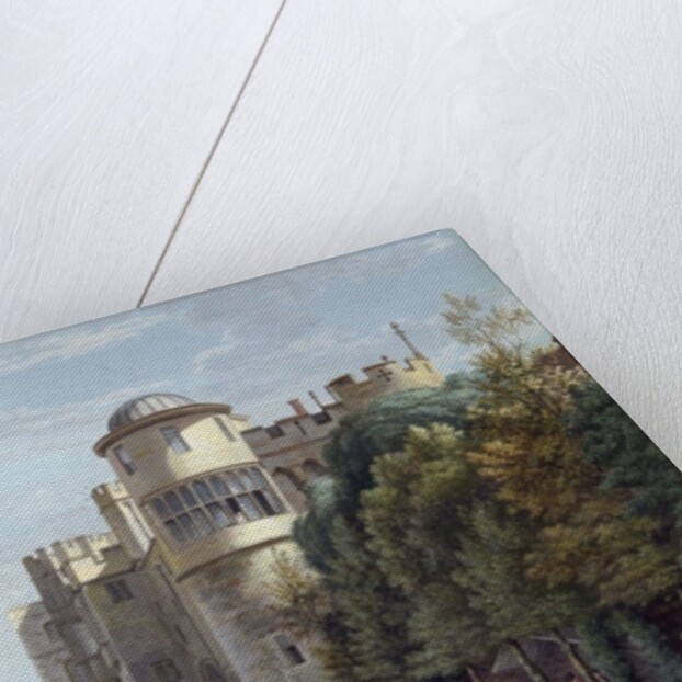 The North Terrace, Windsor Castle, looking East by Paul Sandby