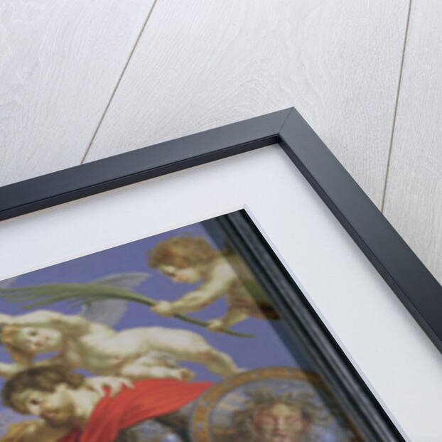 Mars Introduced by Minerva to Occasion, accompanied by Ceres, after a painting by Peter Paul Rubens by Bernard III Lens