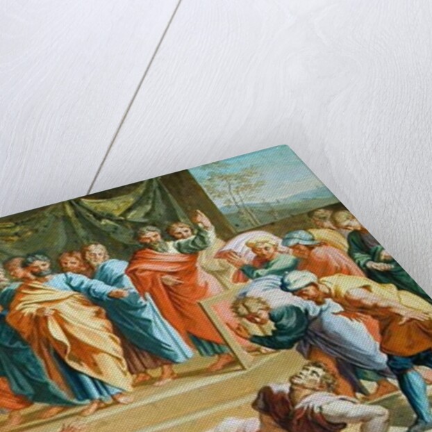 Death of Ananias, after a painting by Raphael 1740 by Joseph Goupy