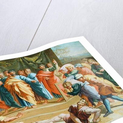 Death of Ananias, after a painting by Raphael 1740 by Joseph Goupy