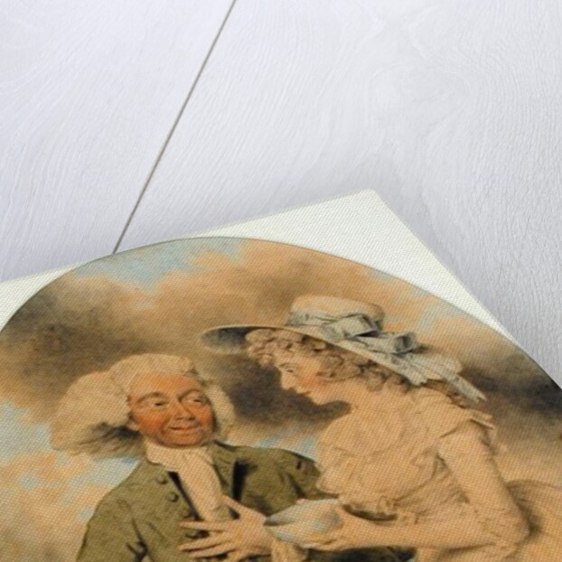 John Edwin and Mrs. Wells as Lingo and Cowslip in the 'Agreeable Surprise', 1787 by John Downman