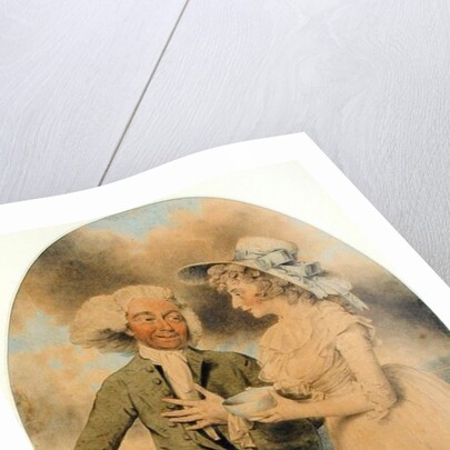 John Edwin and Mrs. Wells as Lingo and Cowslip in the 'Agreeable Surprise', 1787 by John Downman