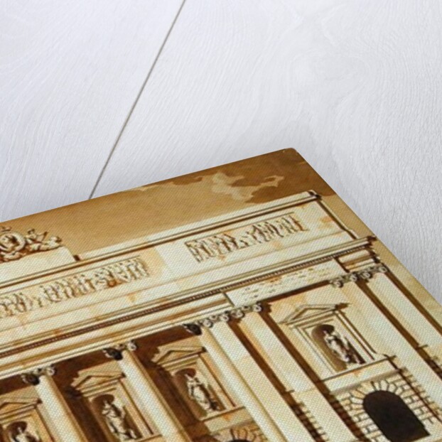 Elevation for the West Front of Parliament House, Dublin, c.1787 by James Gandon