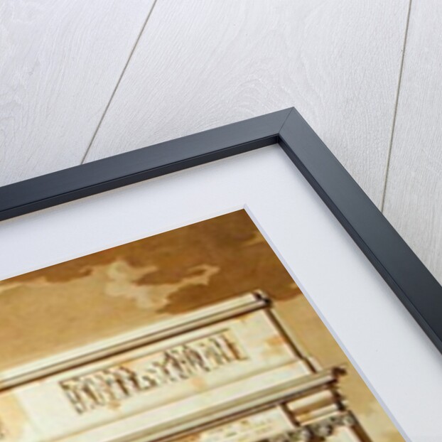 Elevation for the West Front of Parliament House, Dublin, c.1787 by James Gandon