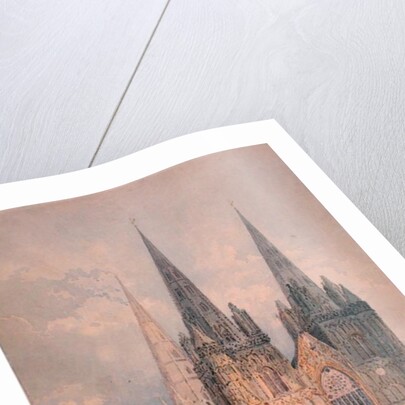 Lichfield Cathedral, Staffordshire, 1794 by Thomas Girtin