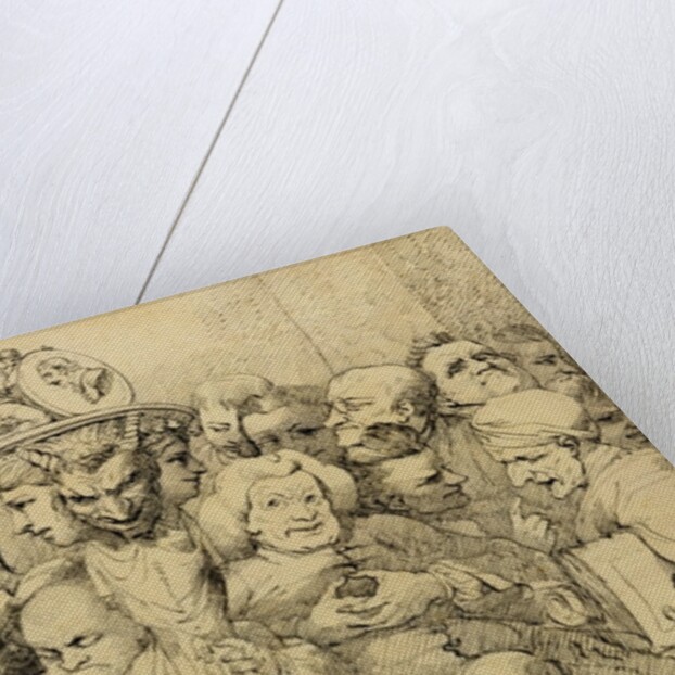 Literary Characters Assembled Around the Medallion of Shakespeare, 1776 by John Hamilton Mortimer