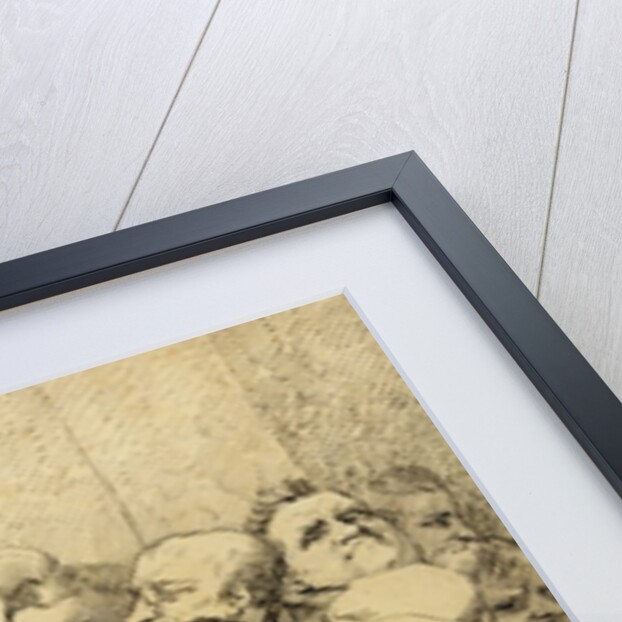 Literary Characters Assembled Around the Medallion of Shakespeare, 1776 by John Hamilton Mortimer