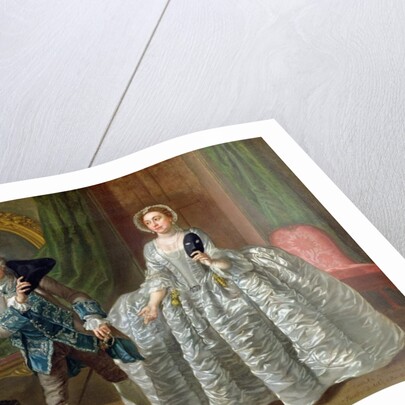 David Garrick and Mrs Pritchard in 'The Suspicious Husband' by Benjamin Hoadley 1747 by Francis Hayman