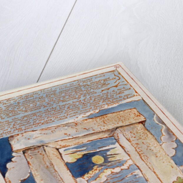 And this the Form of Mighty Hand... by William Blake