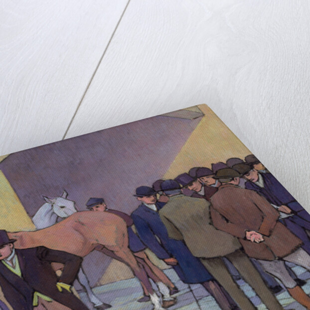 A Morning at Tattersall's by Robert Polhill Bevan