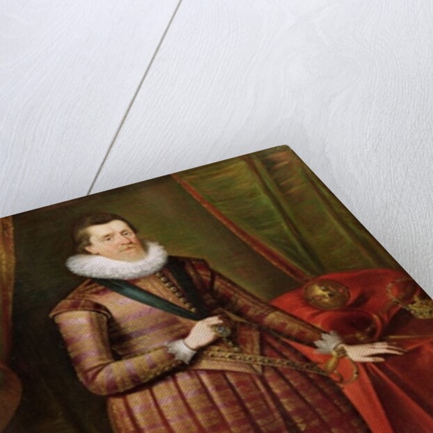 James VI of Scotland and I of England, c.1618 by Paul van Somer