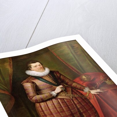 James VI of Scotland and I of England, c.1618 by Paul van Somer