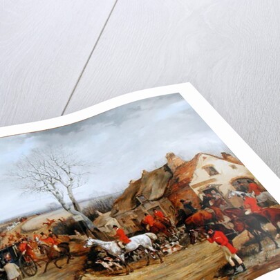 Hunting Scene, The Meet by Henry Thomas Alken