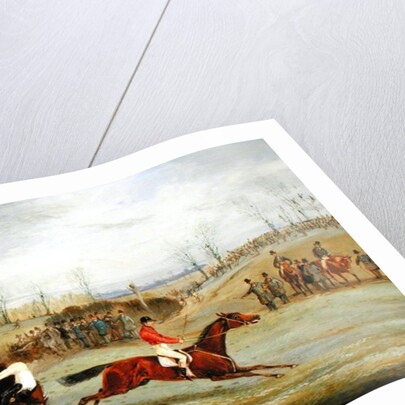 A Steeplechase, Another Hedge by Henry Thomas Alken