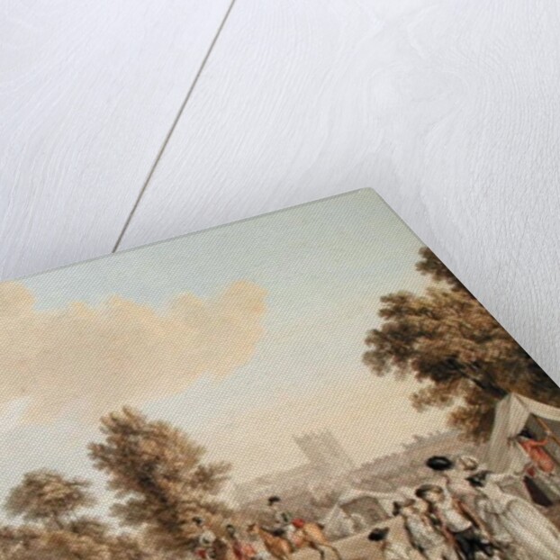 An encampment in St. James's Park by Paul Sandby