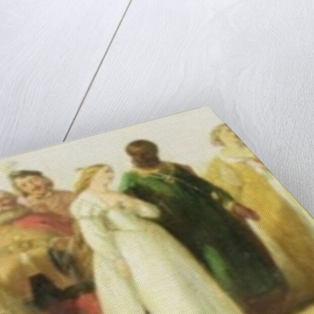 Procession of characters from Shakespeare by Irish School