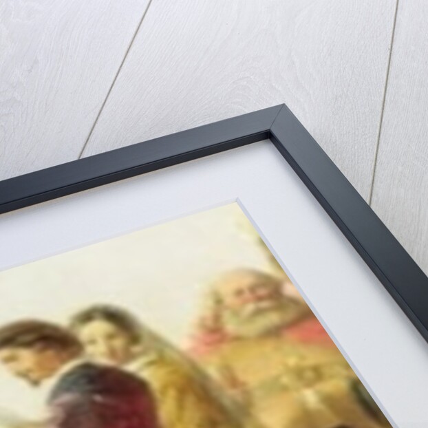 Procession of characters from Shakespeare by Irish School