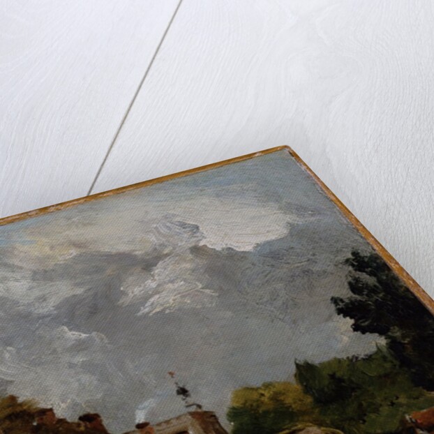 East Bergholt Church from Church Street by John Constable