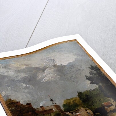 East Bergholt Church from Church Street by John Constable