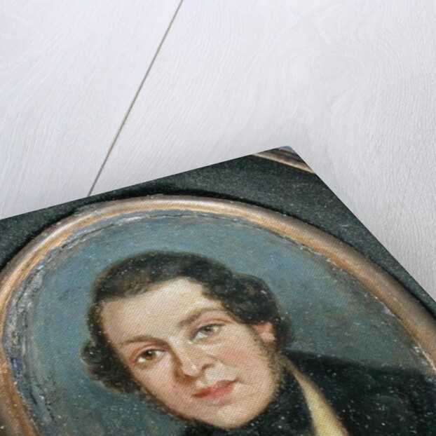 Miniature: Portrait of Abram Constable, brother of the artist by John Constable