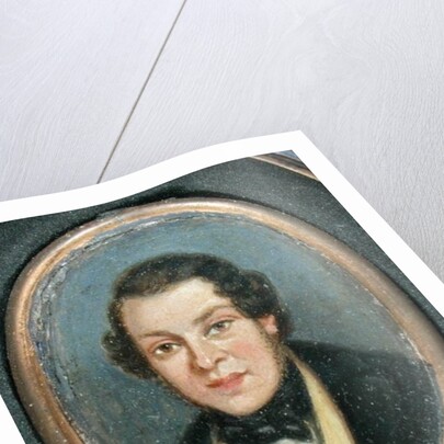Miniature: Portrait of Abram Constable, brother of the artist by John Constable