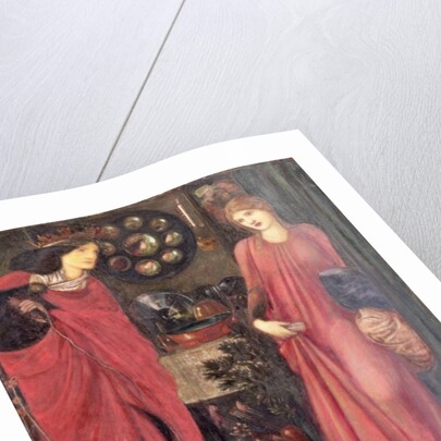 Fair Rosamund and Queen Eleanor by Sir Edward Coley Burne-Jones