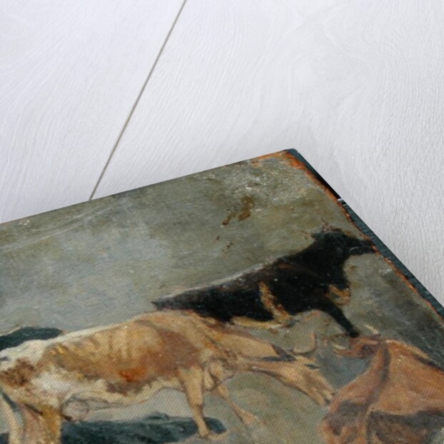 Study of Five Horned Cattle by John Constable