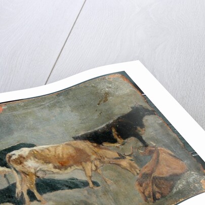 Study of Five Horned Cattle by John Constable