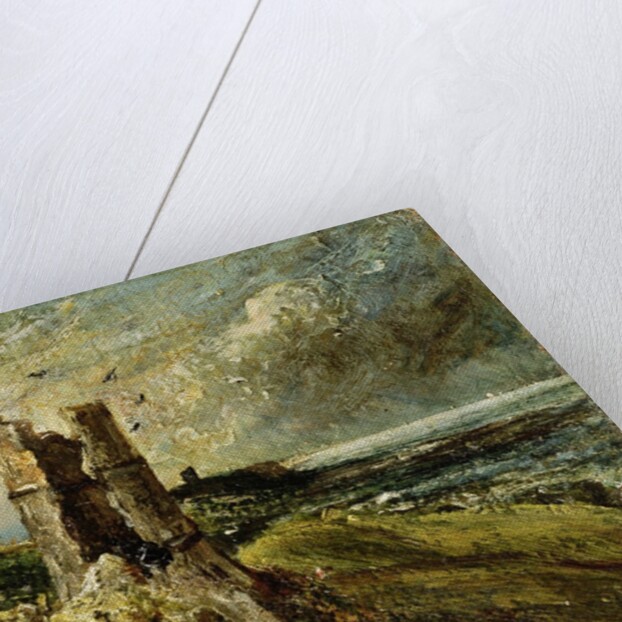 Sketch of Hadleigh Castle by John Constable