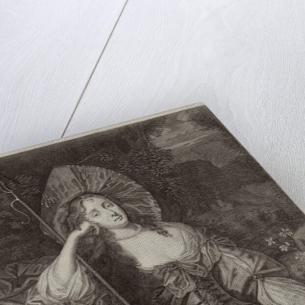 Barbara Duchess of Cleaveland as a Shepherdess engraved by William Sherwin, 1670 by Peter Lely