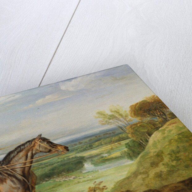 John Levett hunting in the Park at Wychnor, Staffordshire, 1814-18 by James Ward