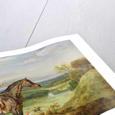 John Levett hunting in the Park at Wychnor, Staffordshire, 1814-18 by James Ward