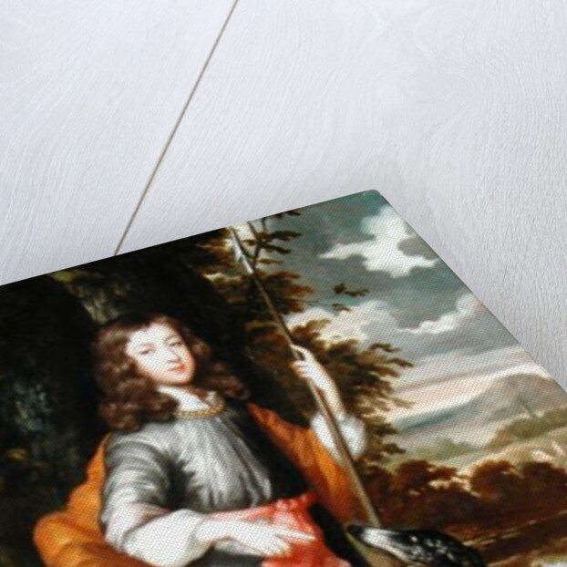 A Boy with a Spear and a Hound, c.1685 by William Wissing or Wissmig