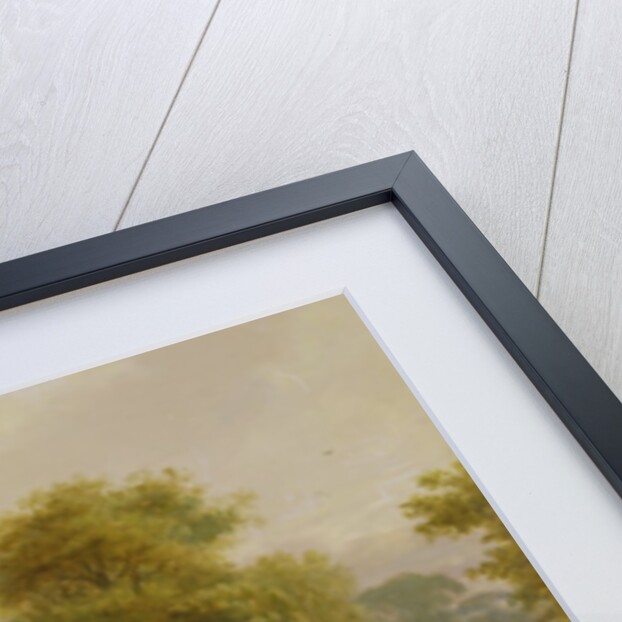 Horses Grazing: Mares and Foals in a Field by Francis Calcraft Turner