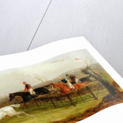 Steeplechasing: The Brook by William Joseph Shayer
