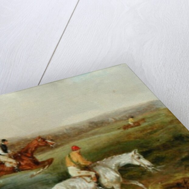 Steeplechasing: The Hurdle, 1869 by William Joseph Shayer