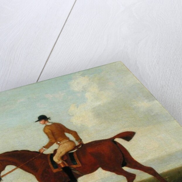 A Chestnut Racehorse with Jockey Up, c.1730 by James Seymour