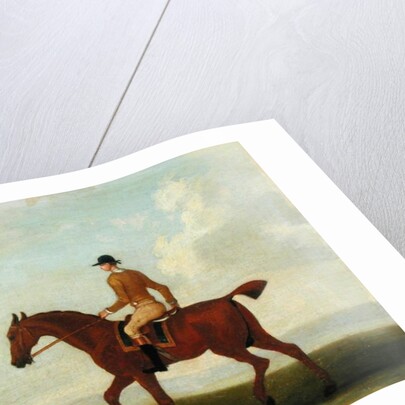 A Chestnut Racehorse with Jockey Up, c.1730 by James Seymour
