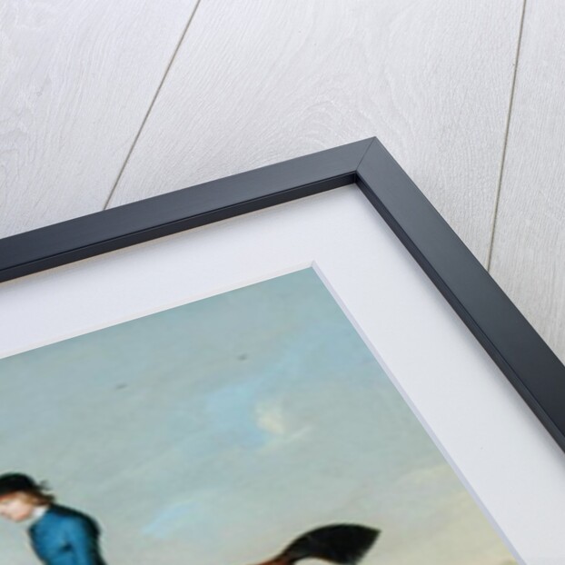 A Bay Racehorse with Jockey Up by James Seymour