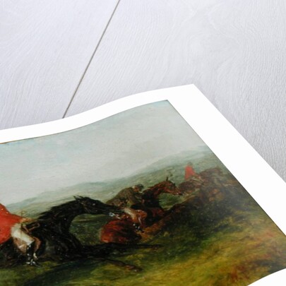 Foxhunting: Clearing a Brook by William Joseph Shayer
