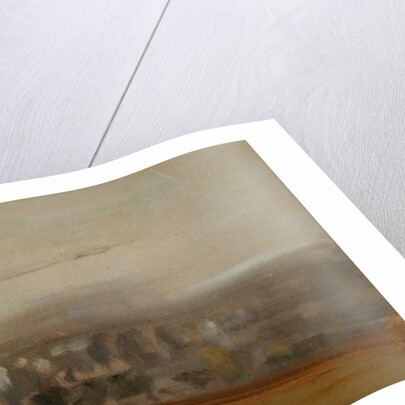 Landscape with Trees on a Slope previously attributed to J.M.W. Turner and also attributed to Peter de Wint by English School