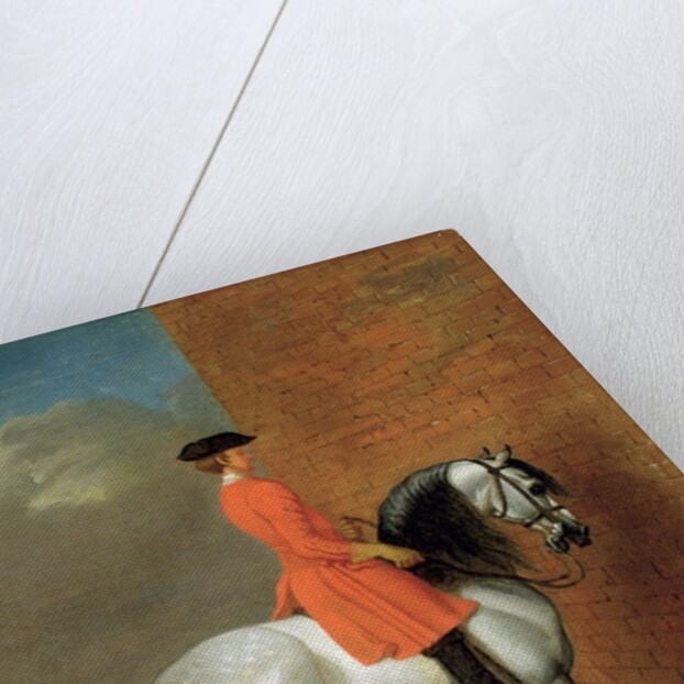 An Exercise in Haute Ecole: The Passage to the Left along a Wall, after John Venderbank formerly attributed to James Seymour by English School